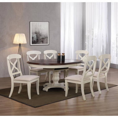 Round table with leaves seats 8 hot sale